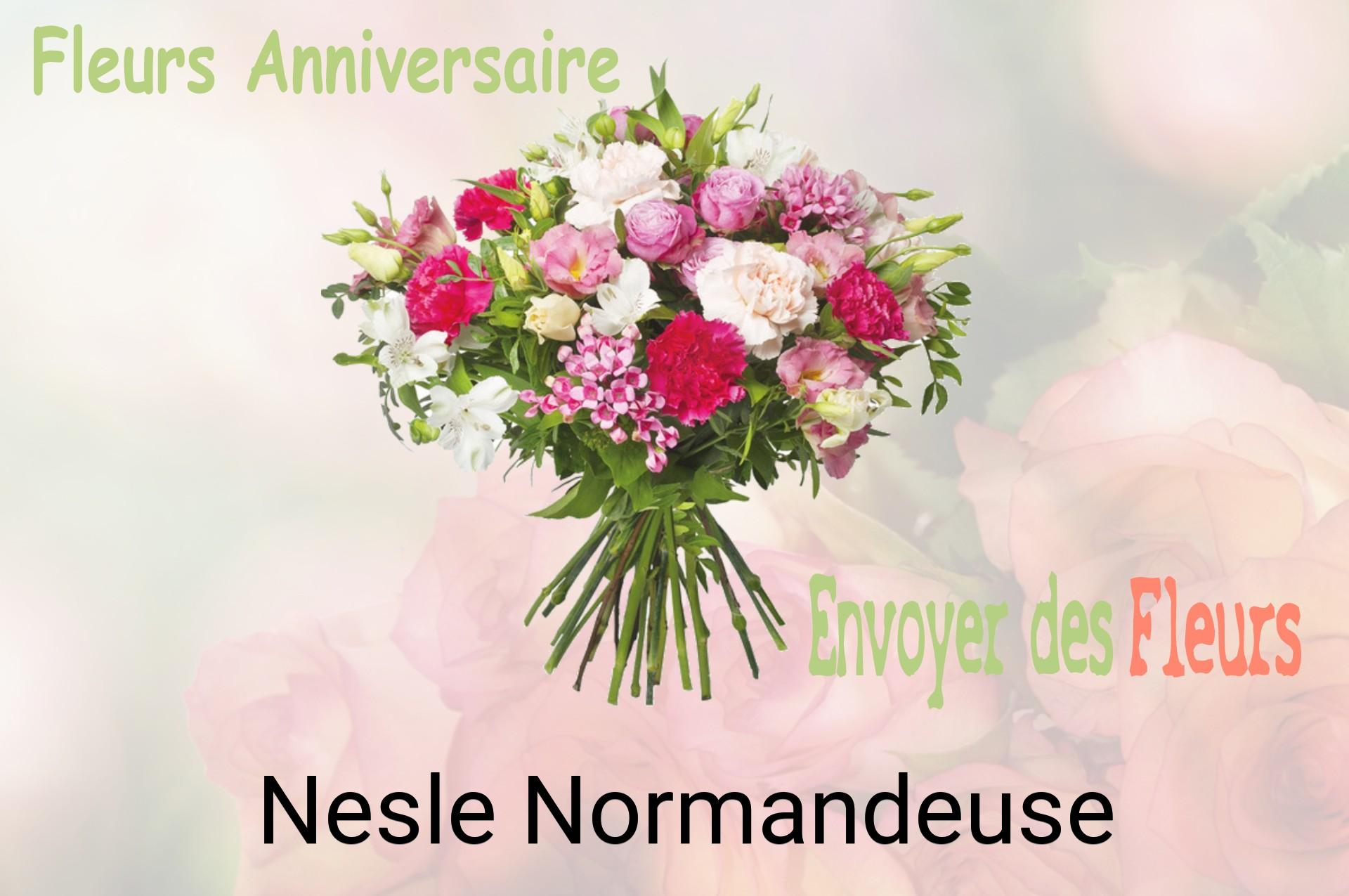 Bouquet de fleurs d’anniversaire livré à Nesle-Normandeuse